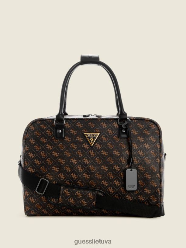 moterys GUESS 6NLN3215 krepšiai rudas hemingvėjaus maišelis