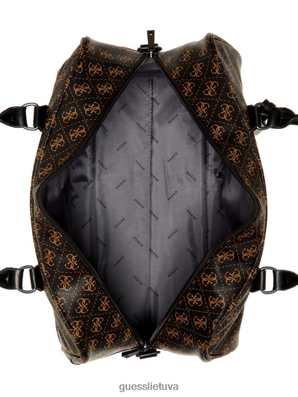 moterys GUESS 6NLN3215 krepšiai rudas hemingvėjaus maišelis