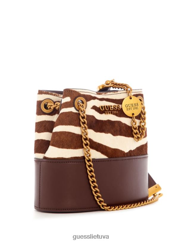 moterys GUESS 6NLN2799 krepšiai zebras iseline kibiras