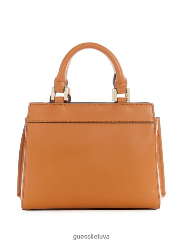 moterys GUESS 6NLN2816 krepšiai konjako katey mini kuprinė