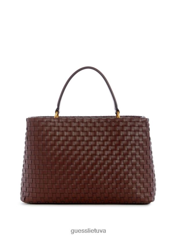 moterys GUESS 6NLN2822 krepšiai raudonmedžio lisbeto austas kuprinė