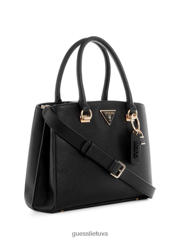 moterys GUESS 6NLN2823 krepšiai juodas gėlių raštas noelle draugės kuprinė