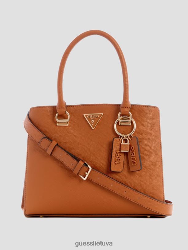 moterys GUESS 6NLN2841 krepšiai lengvas konjakas noelle draugės kuprinė