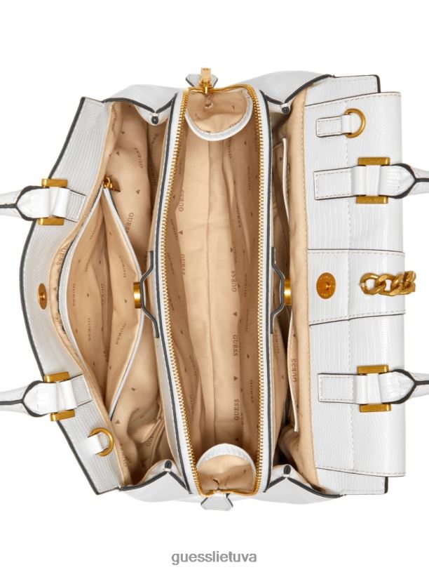moterys GUESS 6NLN2951 krepšiai baltas multi Tiberijos draugijos kuprinė
