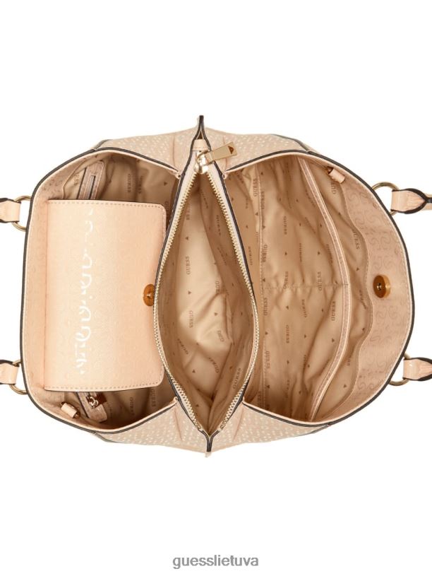 moterys GUESS 6NLN2956 krepšiai bleu/palermo plovimas alexie logotipo draugės kuprinė