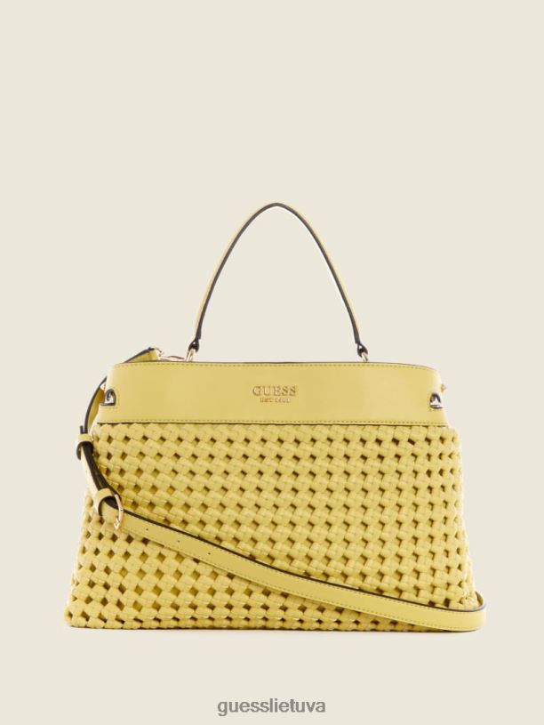 moterys GUESS 6NLN2971 krepšiai šviesaus aukso sicilijos kuprinė