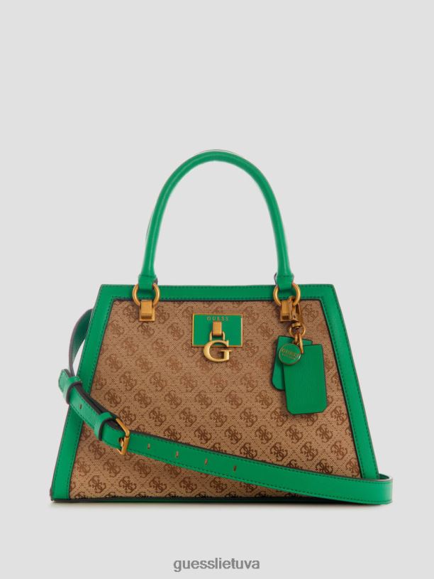 moterys GUESS 6NLN2987 krepšiai llfb Stephi Jacquard logotipas merginai kuprinė