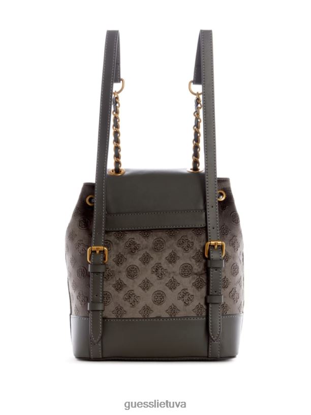 moterys GUESS 6NLN3213 krepšiai pilka inia kuprinė