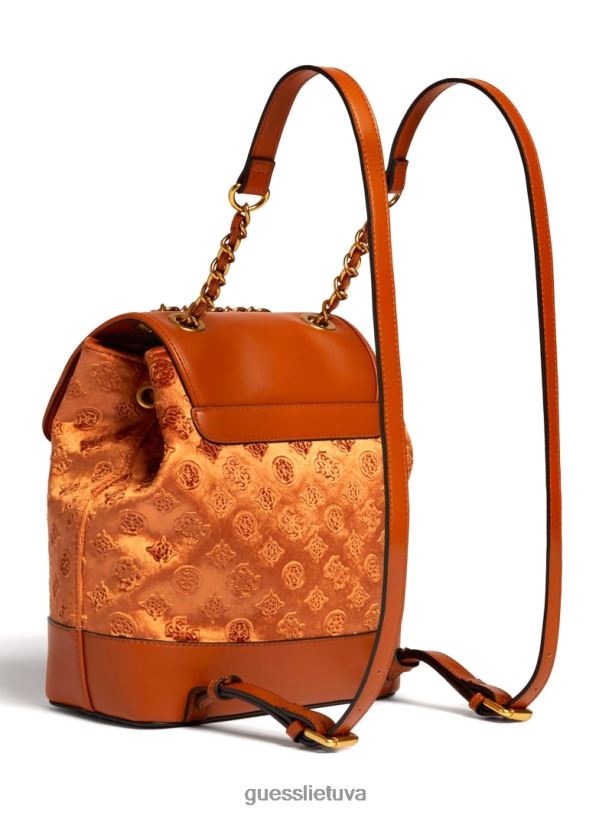 moterys GUESS 6NLN3217 krepšiai rus kimi aksominė kuprinė