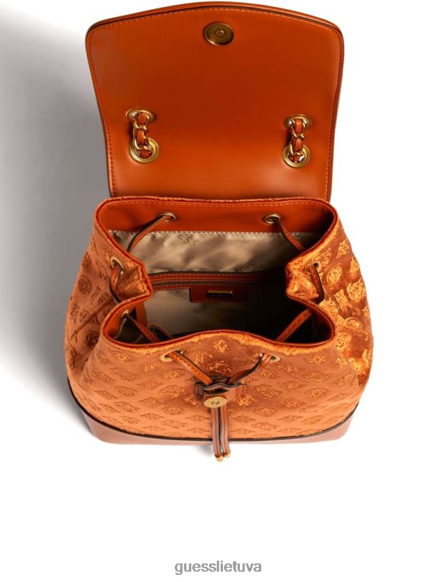 moterys GUESS 6NLN3217 krepšiai rus kimi aksominė kuprinė