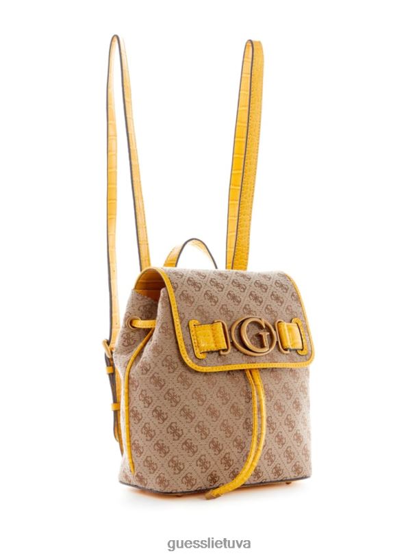 moterys GUESS 6NLN3226 krepšiai Laredo lengvas plovimas aviana kuprinė