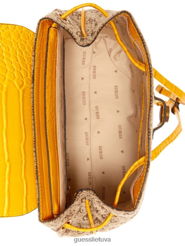 moterys GUESS 6NLN3226 krepšiai Laredo lengvas plovimas aviana kuprinė