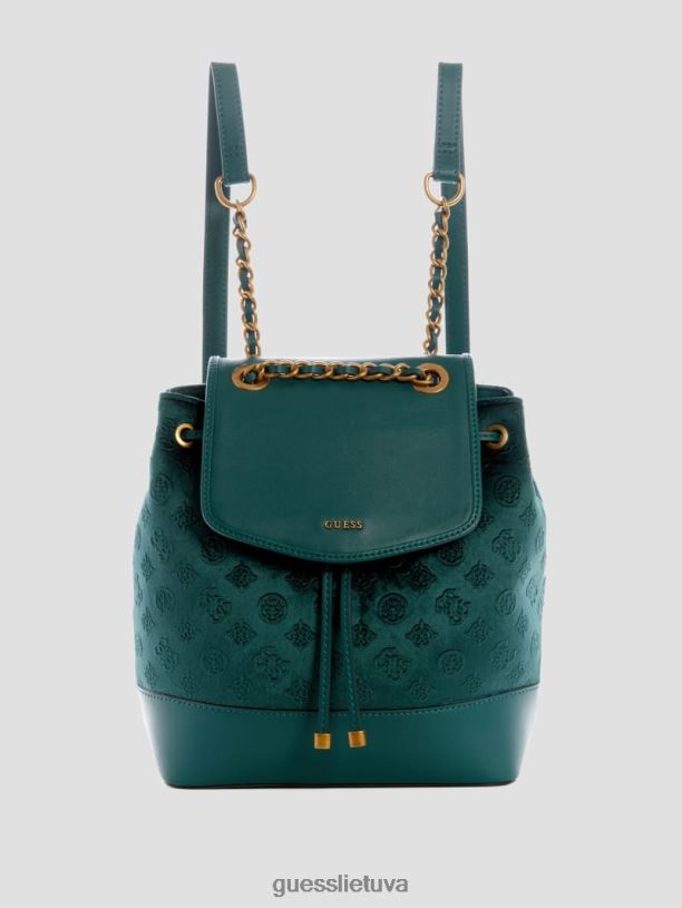 moterys GUESS 6NLN3227 krepšiai žalias inia kuprinė