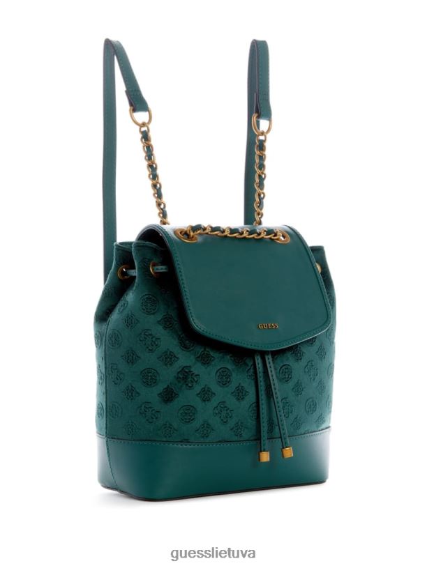 moterys GUESS 6NLN3227 krepšiai žalias inia kuprinė