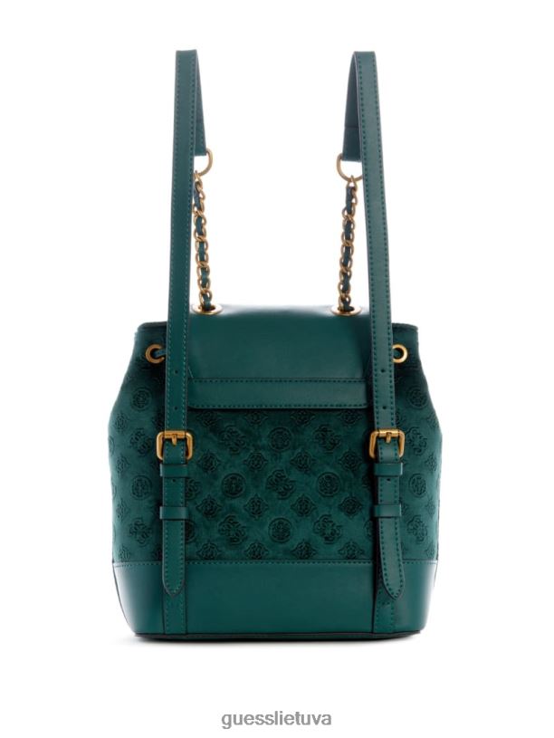 moterys GUESS 6NLN3227 krepšiai žalias inia kuprinė