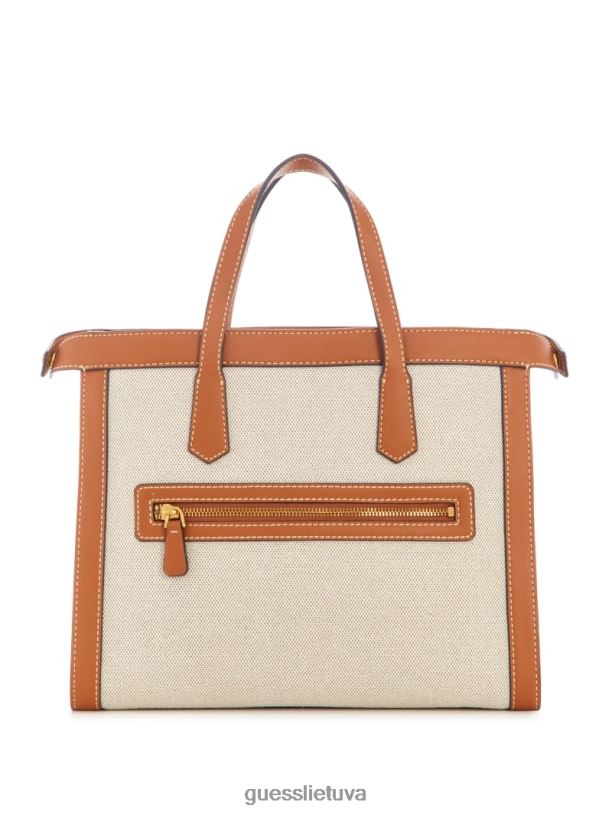moterys GUESS 6NLN3263 krepšiai konjako Jovie Society kuprinė