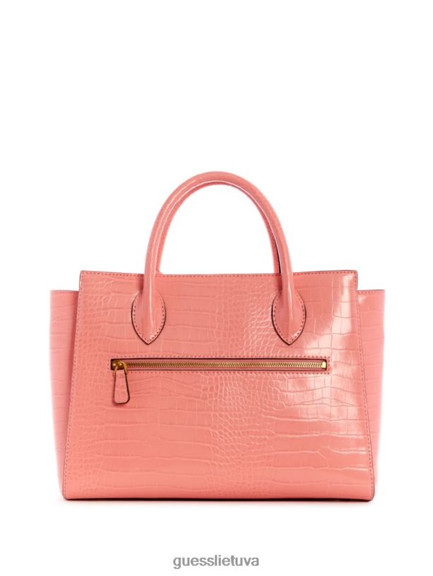 moterys GUESS 6NLN3301 krepšiai koralas enisa aukštosios visuomenės kuprinė