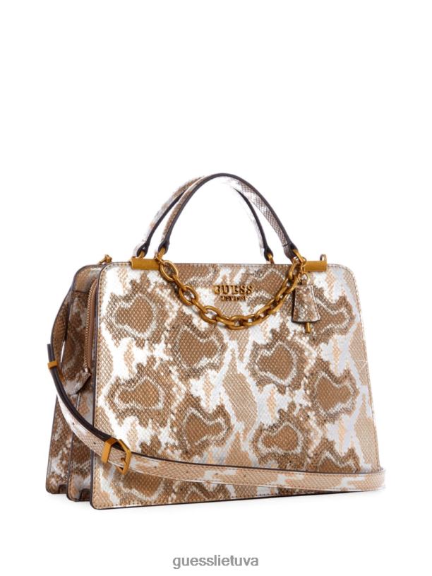 moterys GUESS 6NLN3303 krepšiai saulės nudegimas kristle python draugės kuprinė