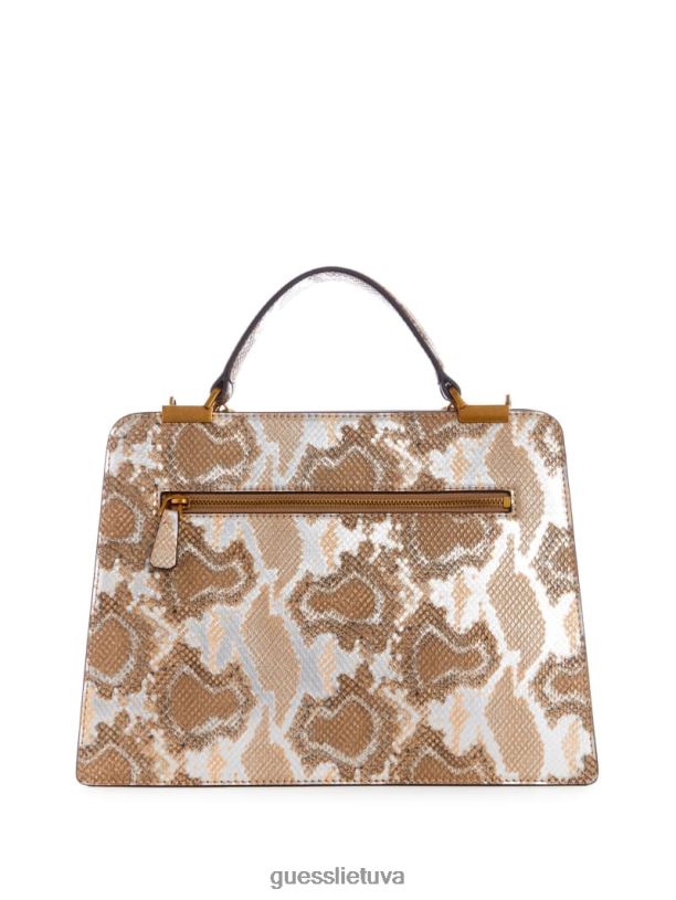 moterys GUESS 6NLN3303 krepšiai saulės nudegimas kristle python draugės kuprinė