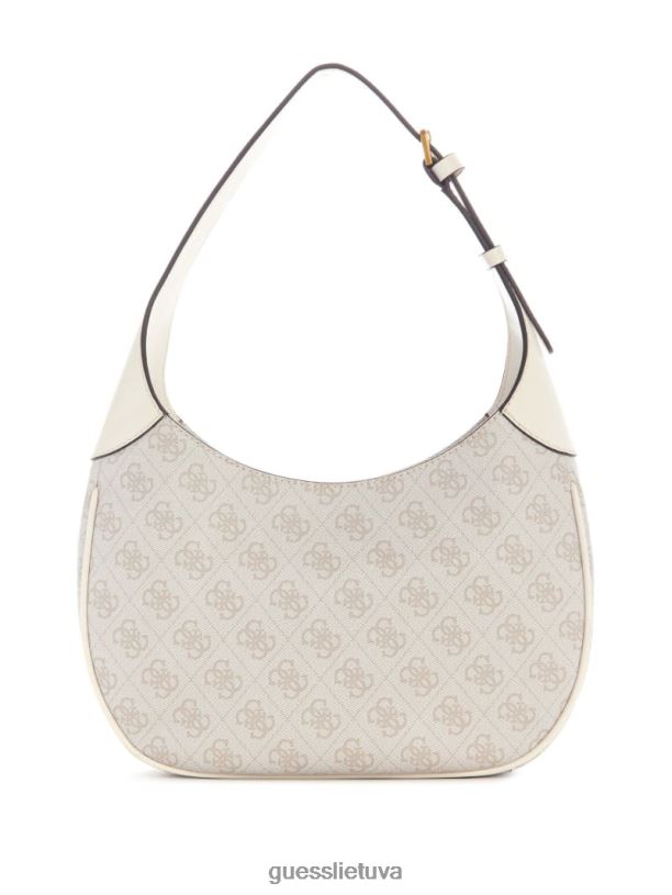 moterys GUESS 6NLN2998 krepšiai balandėlio logotipas izzy quattro g valkatų krepšys