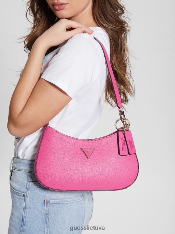 moterys GUESS 6NLN3008 krepšiai arbūzas noelle pečių krepšys