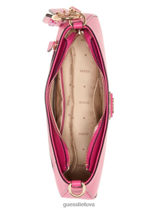 moterys GUESS 6NLN3008 krepšiai arbūzas noelle pečių krepšys