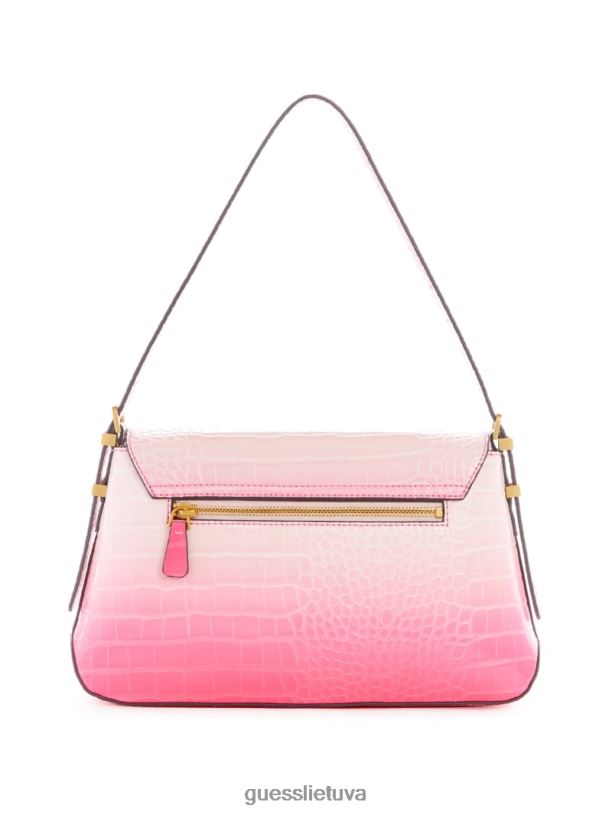 moterys GUESS 6NLN3026 krepšiai arbūzas ombre desideria ombre croc krepšys ant pečių