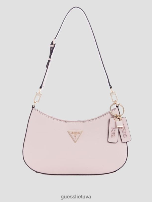 moterys GUESS 6NLN3028 krepšiai šviesi rožė noelle pečių krepšys