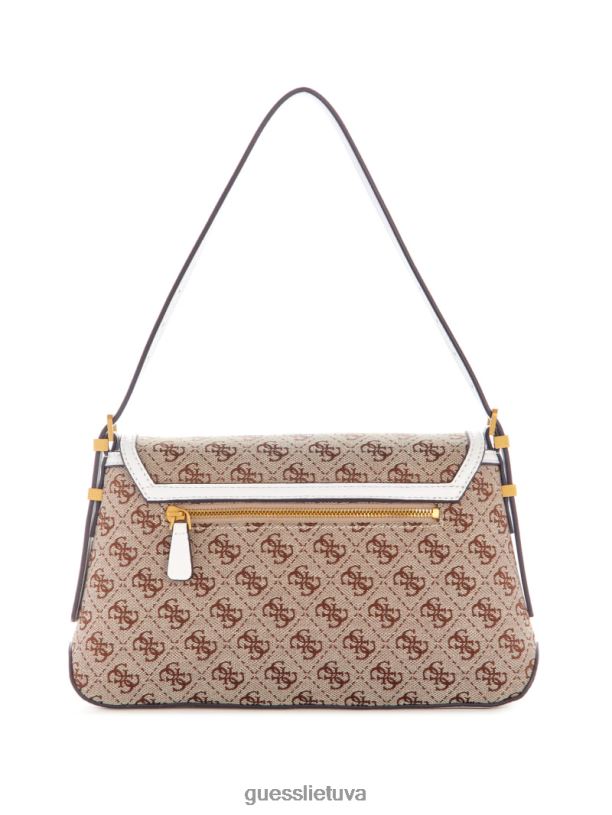 moterys GUESS 6NLN3033 krepšiai oranžinė / ryškiai oranžinė desideria quattro g pečių krepšys