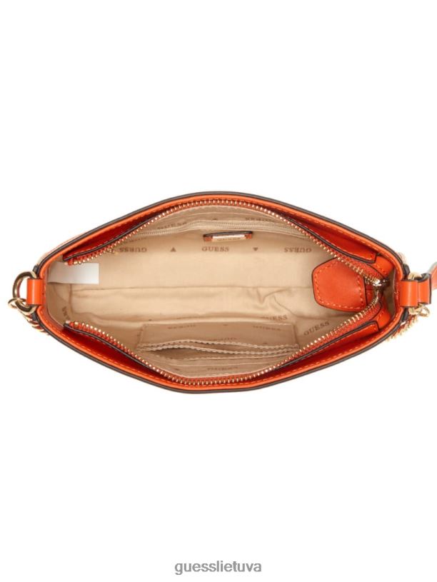 moterys GUESS 6NLN3056 krepšiai oranžinė katey mini krepšys ant pečių