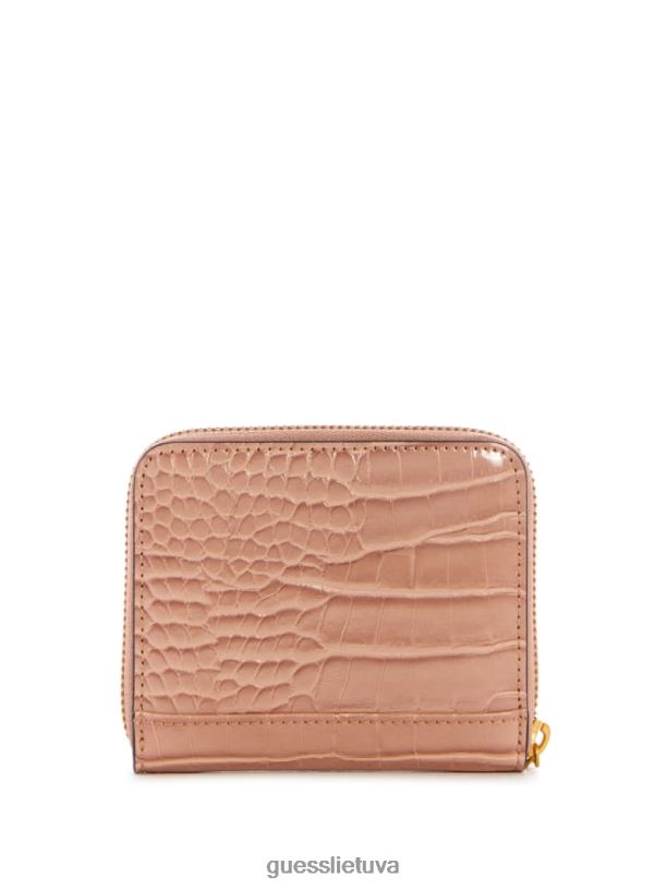 moterys GUESS 6NLN3155 krepšiai camo lauro spalvos maža piniginė su užtrauktuku