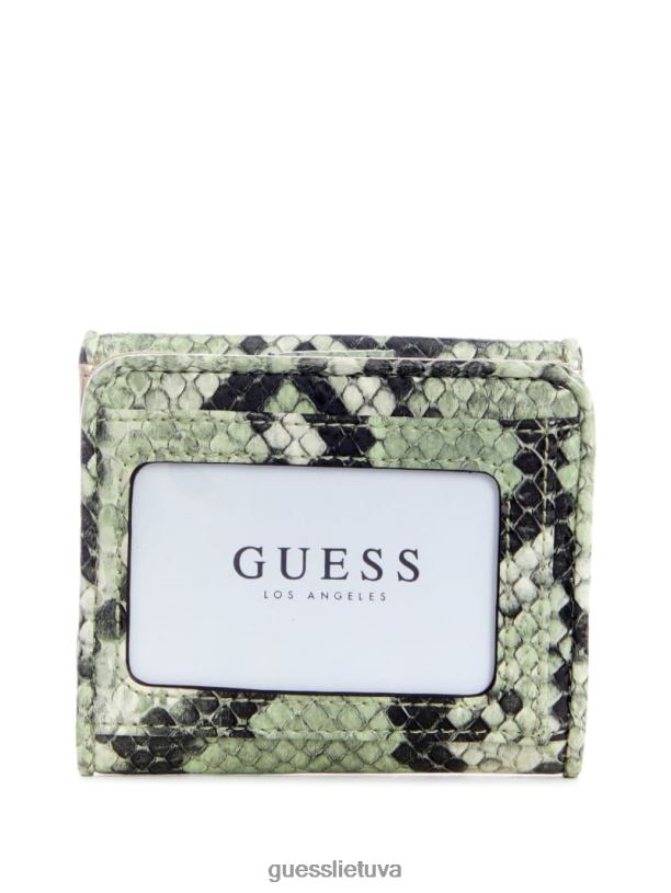moterys GUESS 6NLN3167 krepšiai jūros purškalas abey kortelė ir monetų piniginė