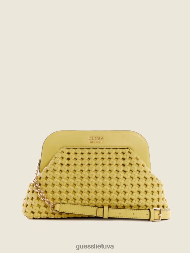 moterys GUESS 6NLN3319 krepšiai šviesaus aukso sicilia rėmo sankaba