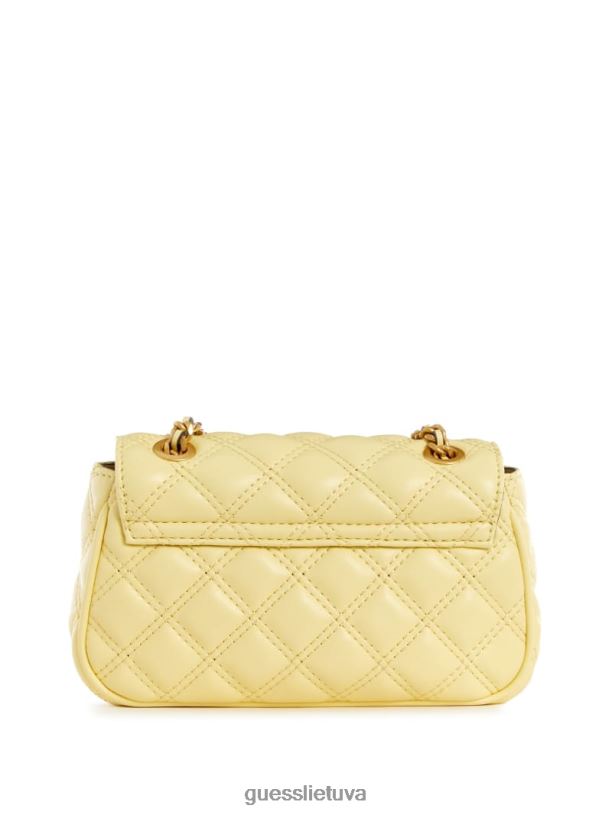 moterys GUESS 6NLN2767 krepšiai geltona giully mini kabrioletas kryžminis