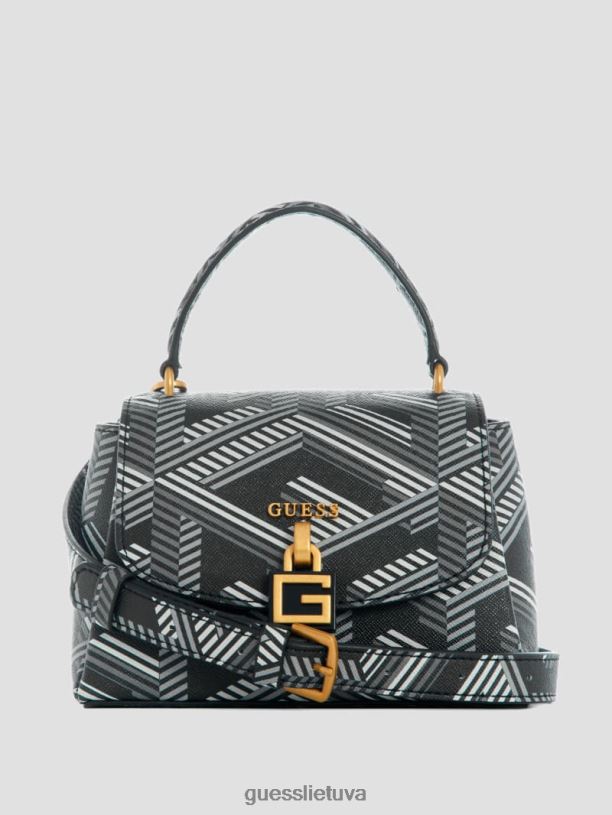moterys GUESS 6NLN2786 krepšiai žiedas montreal g cube mini crossbody