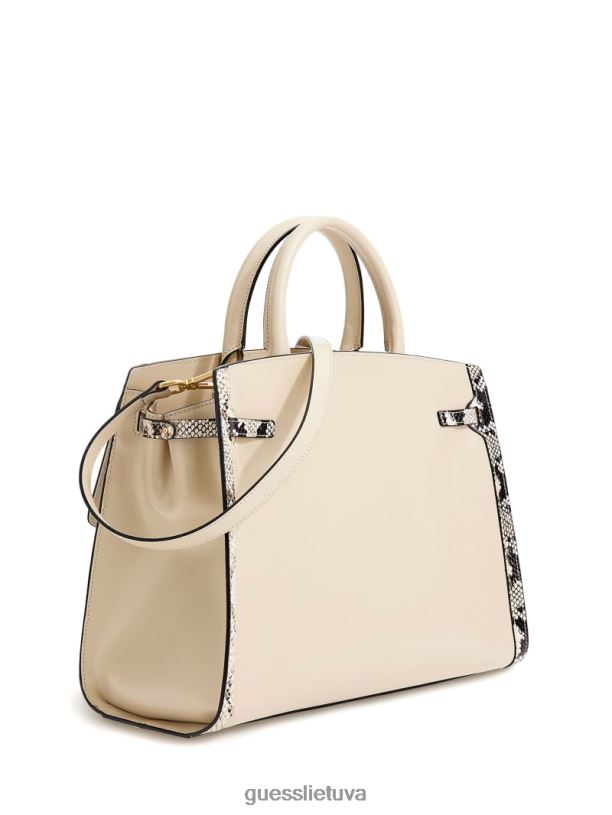 moterys GUESS 6NLN2849 krepšiai keli Cristina vidutinė odinė kuprinė