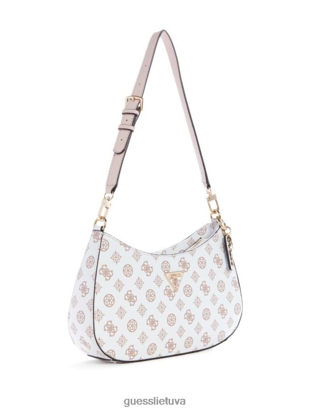 moterys GUESS 6NLN2945 krepšiai gluosnis noelle bijūnų logotipas ant pečių