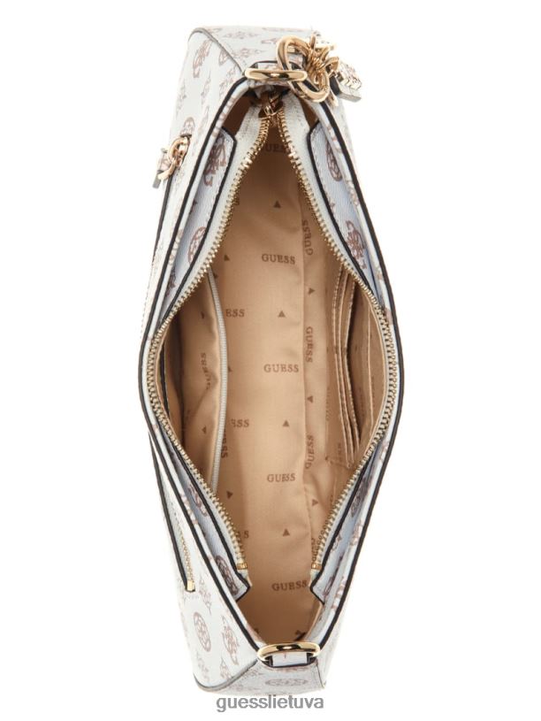 moterys GUESS 6NLN2945 krepšiai gluosnis noelle bijūnų logotipas ant pečių