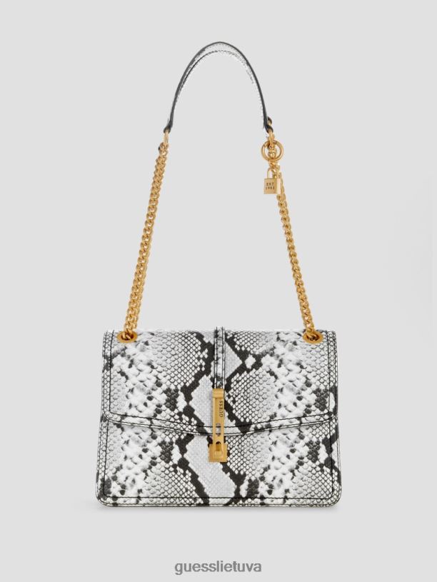 moterys GUESS 6NLN2946 krepšiai baltas kabrioletas james python krepšys