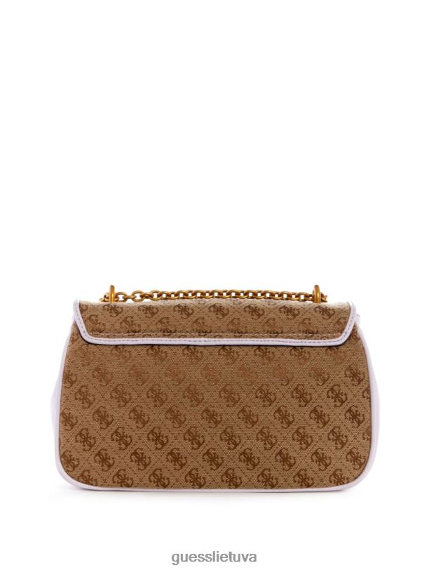 moterys GUESS 6NLN2991 krepšiai latte / alyvinė aviana kabrioletas skersinis