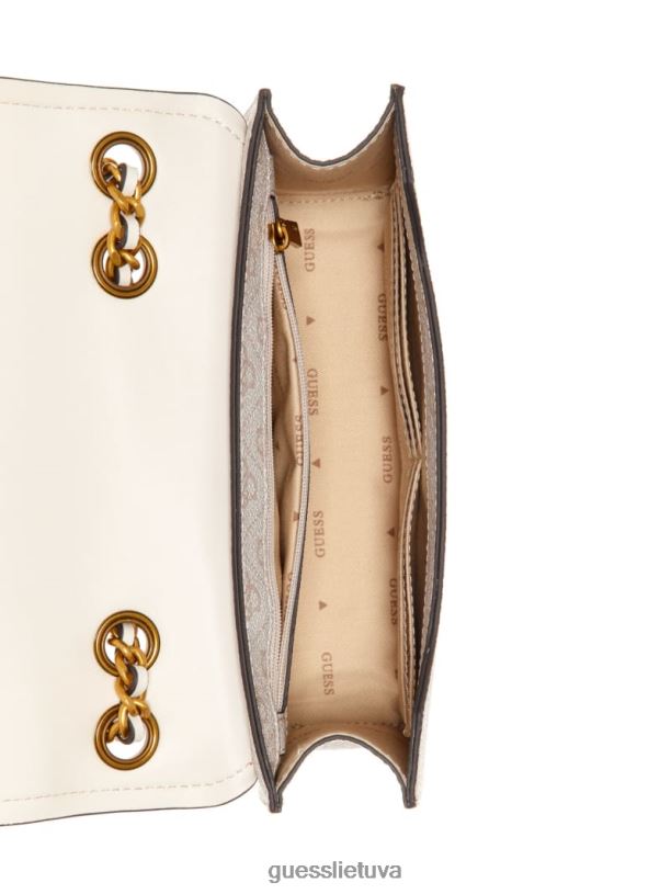 moterys GUESS 6NLN3060 krepšiai balandėlio logotipas izzy quattro g kabrioletas kryžminis