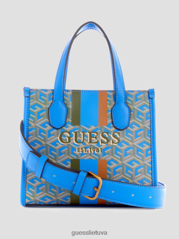 moterys GUESS 6NLN2773 krepšiai vandens logotipas Silvana mini krepšeliai