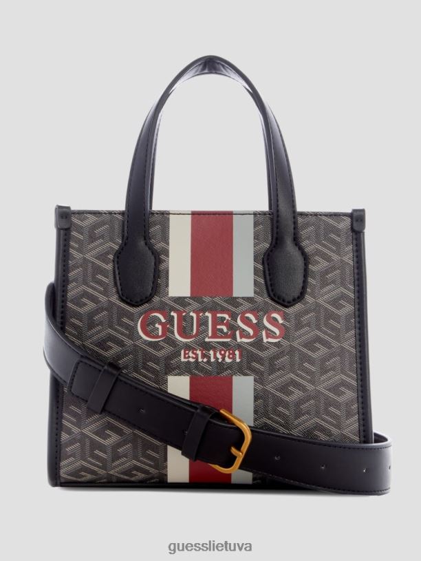 moterys GUESS 6NLN2788 krepšiai vyriausiasis žalias Silvana mini krepšeliai