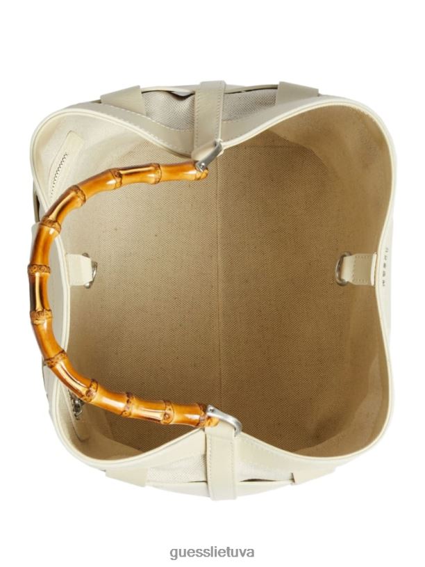 moterys GUESS 6NLN2814 krepšiai išjungti aida austas odinis valkatos krepšys