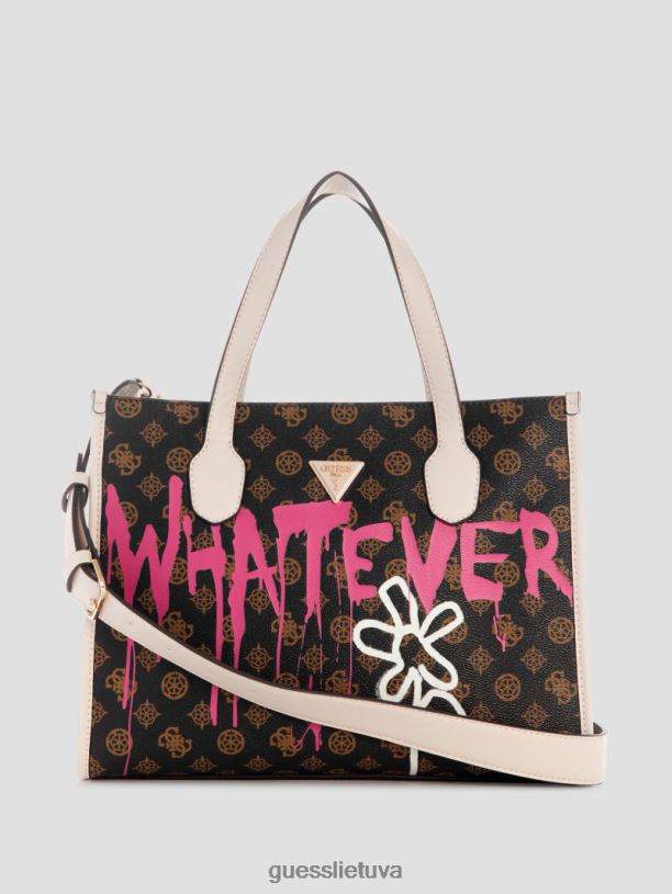 moterys GUESS 6NLN2878 krepšiai 820 melionų kad ir koks graffiti meno krepšys