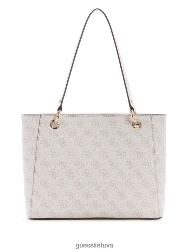 moterys GUESS 6NLN3072 krepšiai balandėlio logotipas noelle quattro g mažas noel tote
