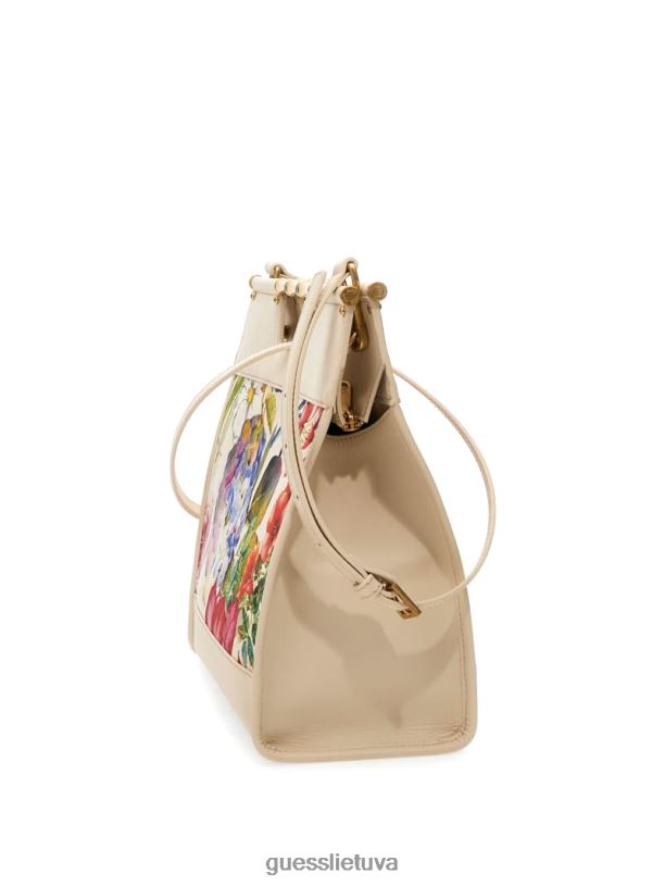 moterys GUESS 6NLN3085 krepšiai popierius alia spausdintas tote