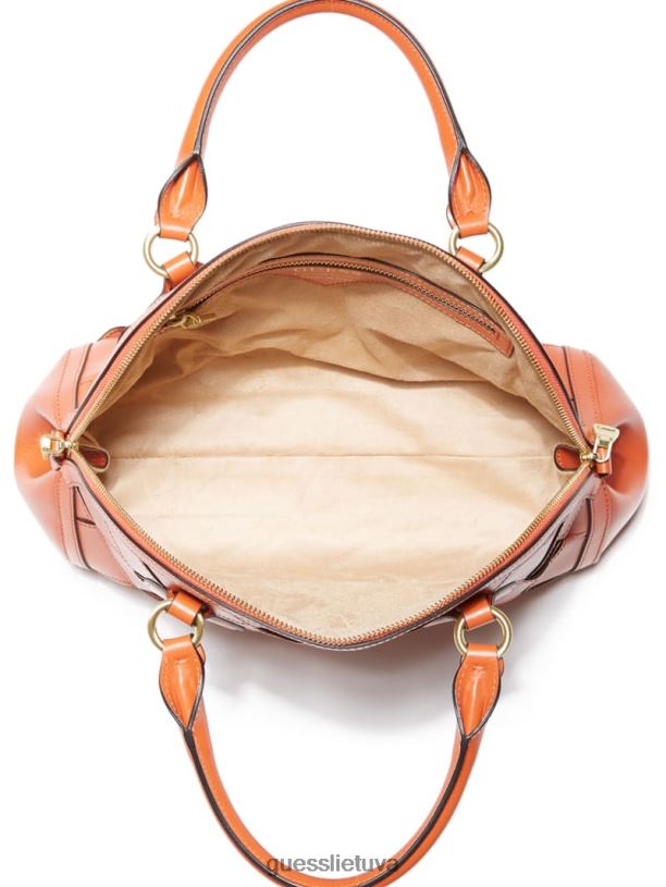 moterys GUESS 6NLN3087 krepšiai oranžinė giorgia odinis kupolas