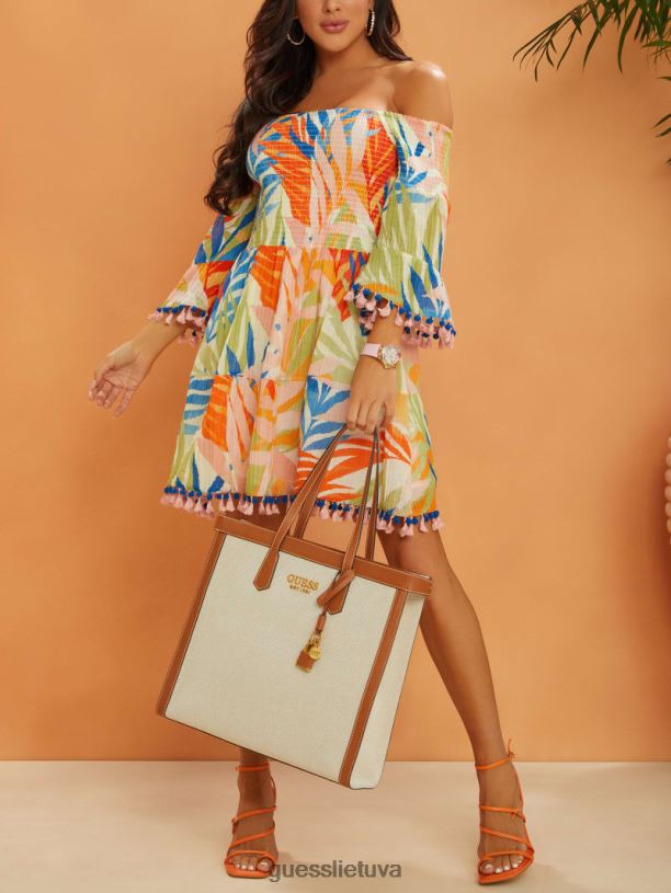 moterys GUESS 6NLN3094 krepšiai konjako jovie krepšys