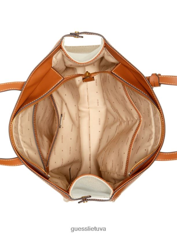 moterys GUESS 6NLN3094 krepšiai konjako jovie krepšys